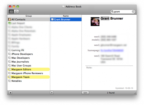 Quick Tip: Manage your groups with the option key