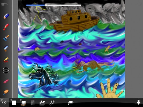 ArtStudio Tool Panes 500x375 Three Amazing Art Apps for the iPad: A Review and Comparison