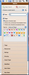 Curio Search Project Options Curio Search Project Options 119x300 Curio 6 for Mac: A Limitless Canvas for Creating Ideas