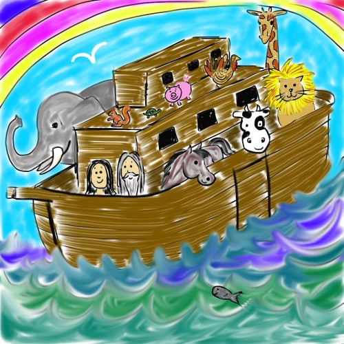 Noahs Ark as it is typically portrayed 500x500 Three Amazing Art Apps for the iPad: A Review and Comparison