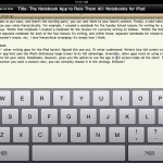 One Notebook App to Rule Them All: Notebooks for iPad Full Screen Typing