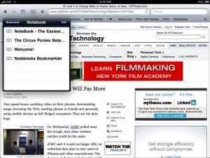 Notebooks Bookmarklet IMG 01431 300x225 One Notebook App to Rule Them All: Notebooks for iPad