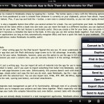 One Notebook App to Rule Them All: Notebooks for iPad Note Actions