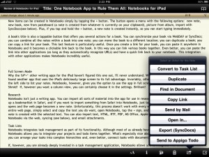 Note Action Options IMG 0150 300x225 One Notebook App to Rule Them All: Notebooks for iPad