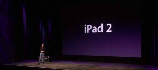 Jobs announces iPad 2