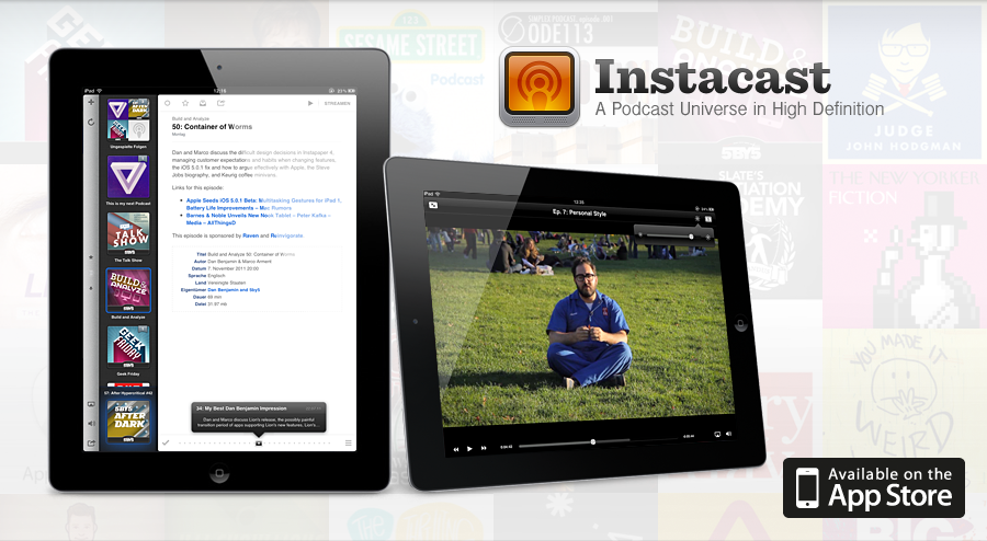 Making something work for you isnt hard. A talk with Instacast creator, Martin Hering. Photo Making something work for you isnt hard. A talk with Instacast creator, Martin Hering.