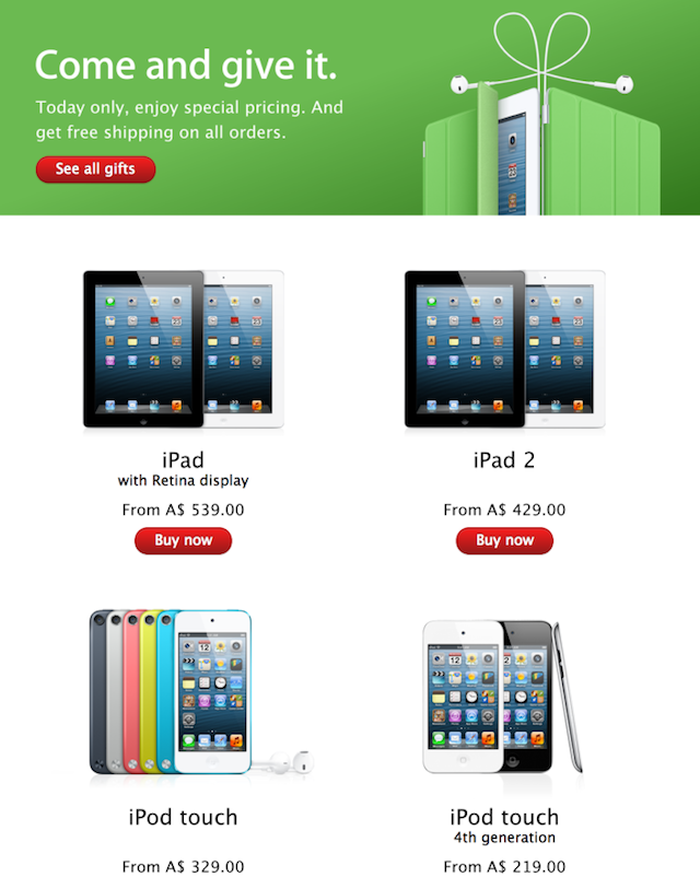 Apple S One Day Black Friday Sale Goes Live In Australia New Zealand