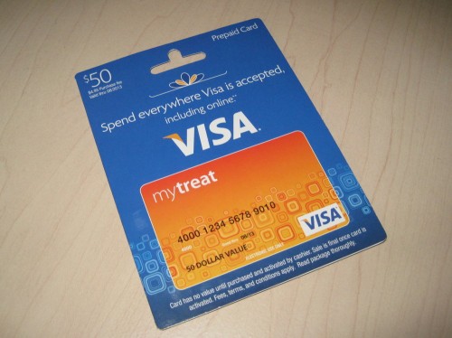 prepaid visa card electronic use only