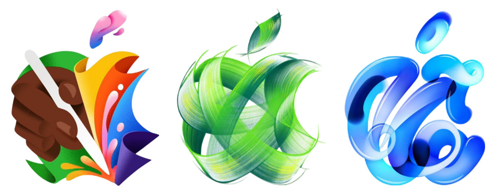 Apple event various logo