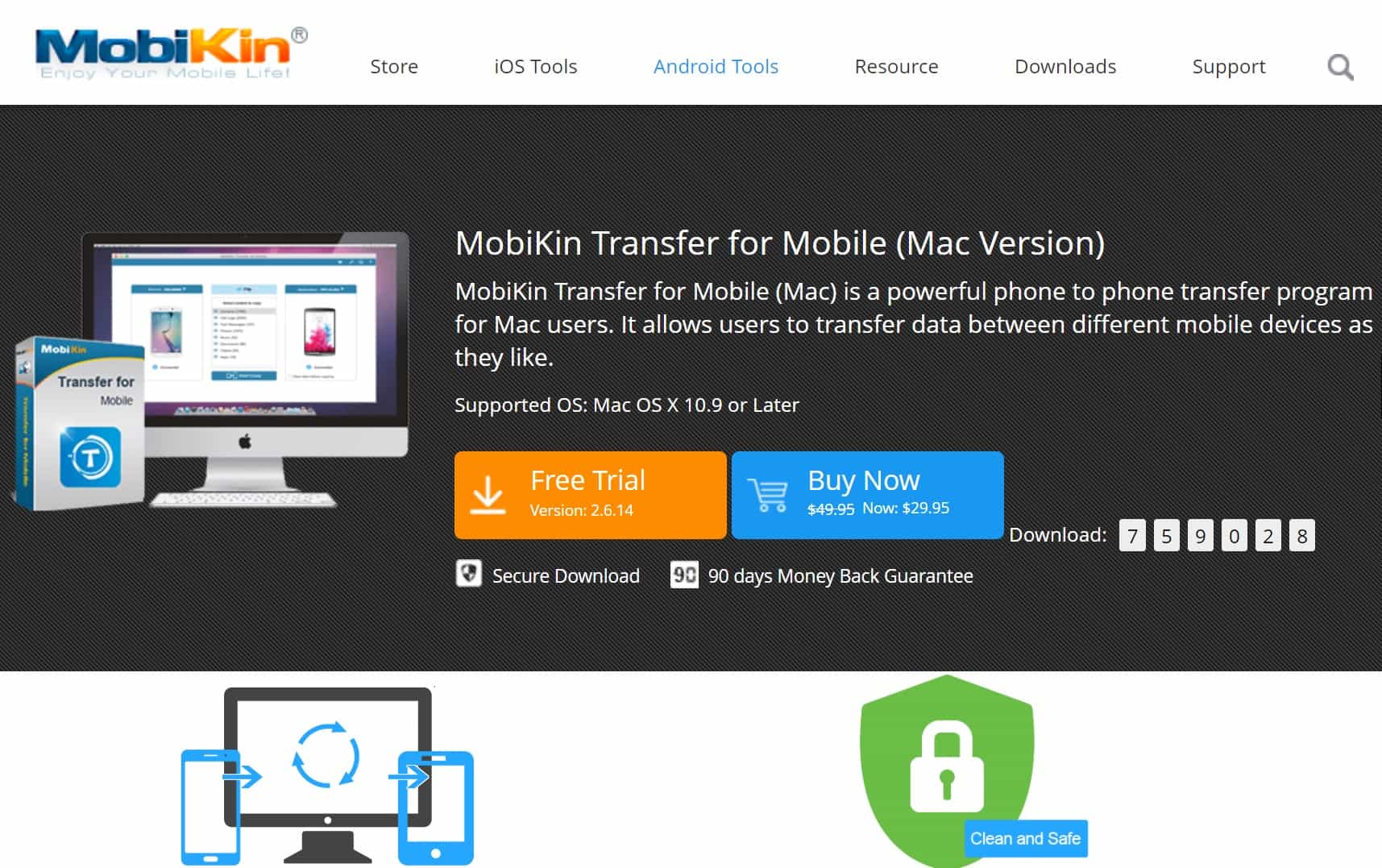 MobiKin Transfer is perfect for both Windows and Mac.