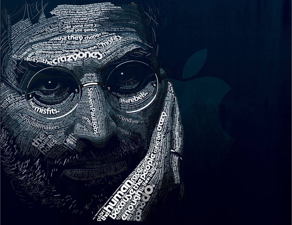 Steve Jobs in Typography