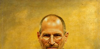 Put Steve Jobs Up On A Mantel Where He Belongs With This Hilarious Portrait