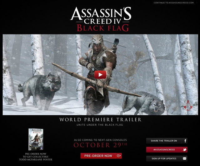Assassin’s Creed 4 Release Date Leaked, Also Coming To Playstation 4