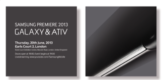 Samsung Teases New Galaxy And ATIV Devices To Be Unveiled At “Premiere 2013” Event In London