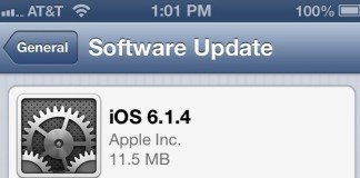 Apple Releases iOS 6.1.4 Update For iPhone 5