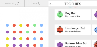 Dots Updated, Brings Trophies, Moves-Based Mode