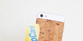 Keep Your Cards Close With The Cork Skin Card Pocket For iPhone 5/5S