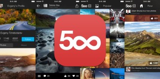 500px App Updated For iOS 7