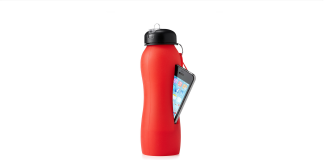 Conveniently Amplify Your iPhone At The Beach With This Water Bottle