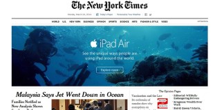 Underwater iPad Ad And Flight 370 Story Create ‘Unfortunate Coincidence’ On New York Times Site