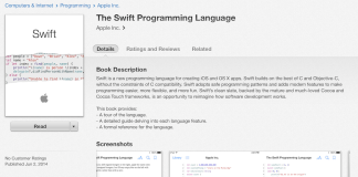 Apple Pushes Swift Manual Live On The iBookstore