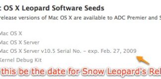 OS X Snow Leopard Release Date?