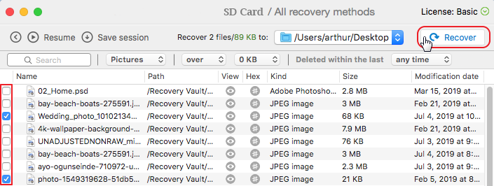 recover files from formatted sd card mac