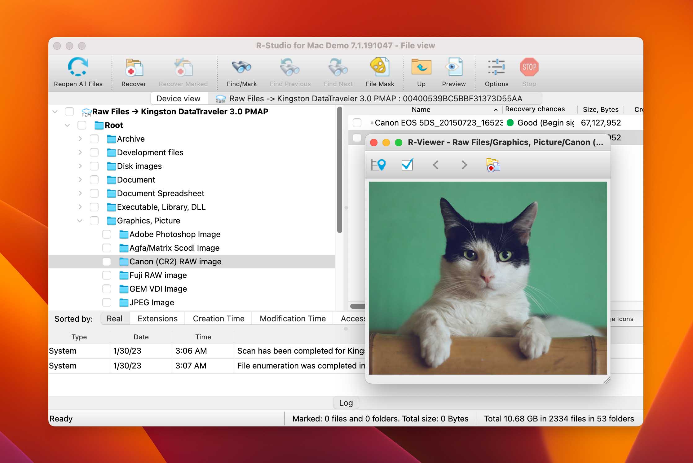 R-Studio recovery soft for Mac