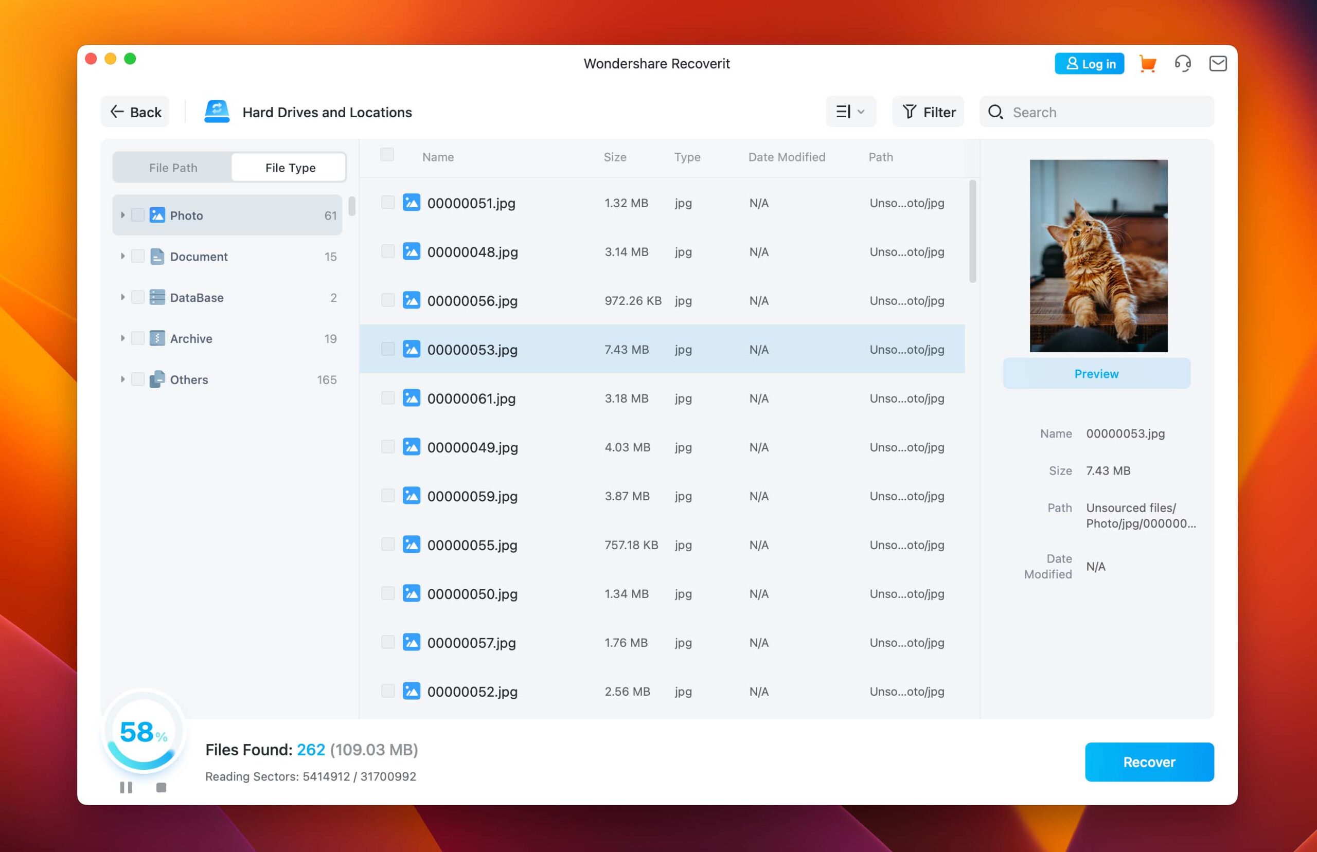 Recoverit Data Recovery for Mac