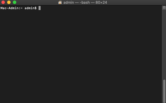 how do i start terminal in mac