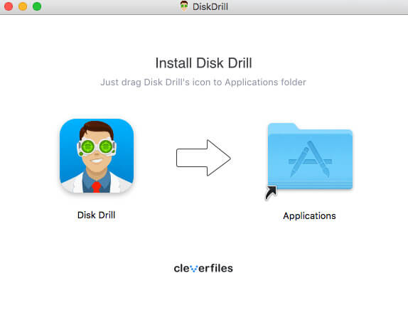 Disk Drill Installation on Mac