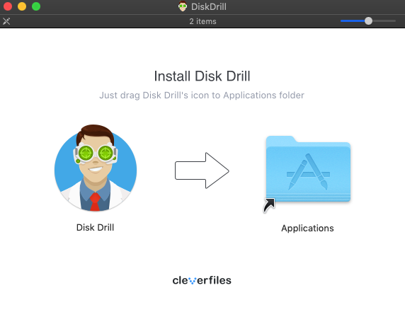 Disk Drill for Mac installation