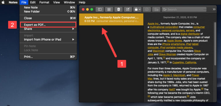 restore notes on mac