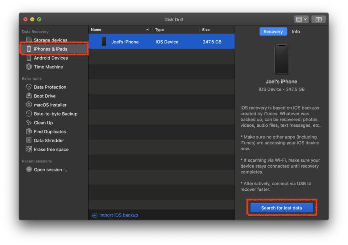 How to recover data after factory reset on iphone