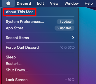 About this Mac