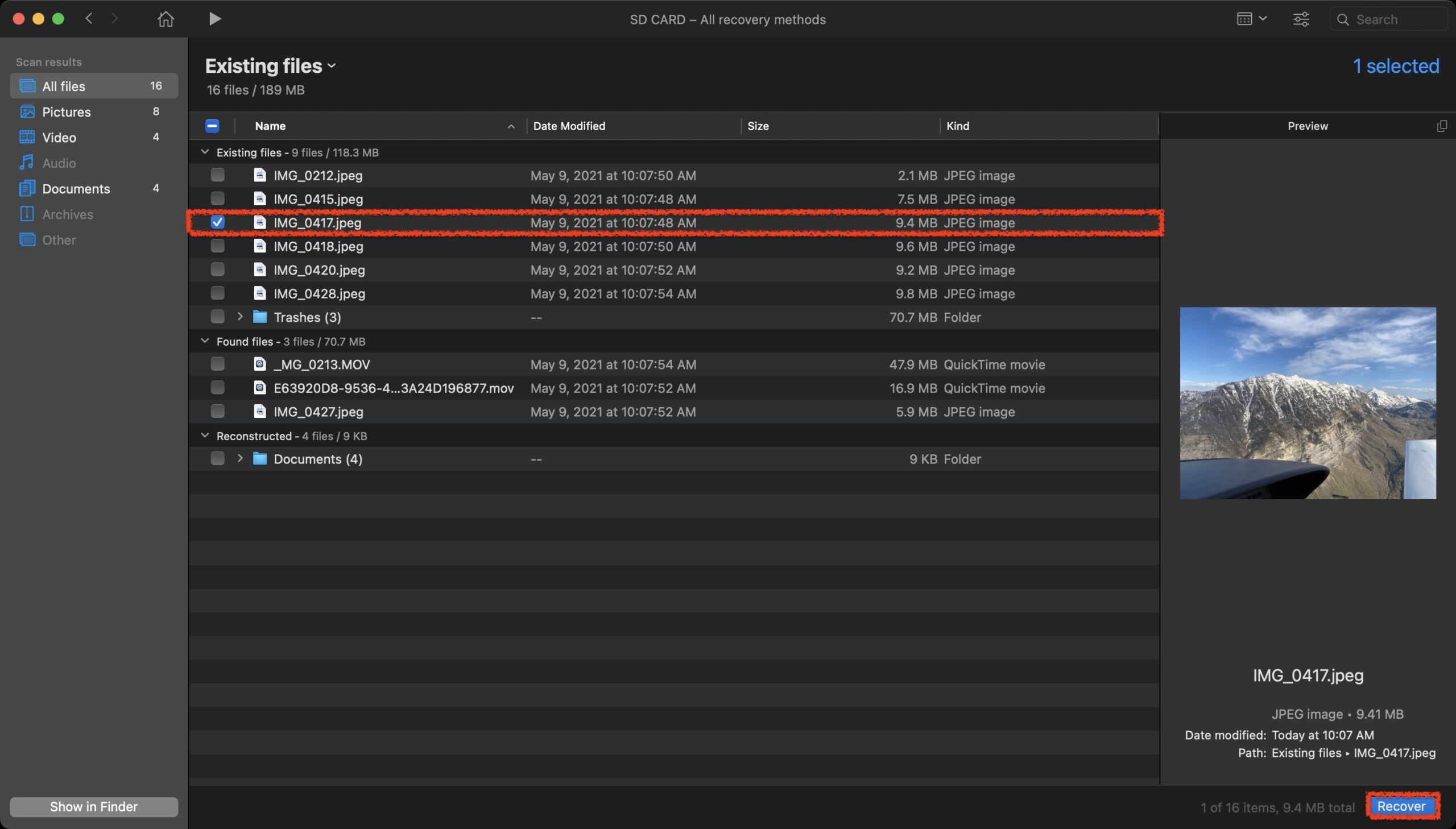 disk drill memory card recovery