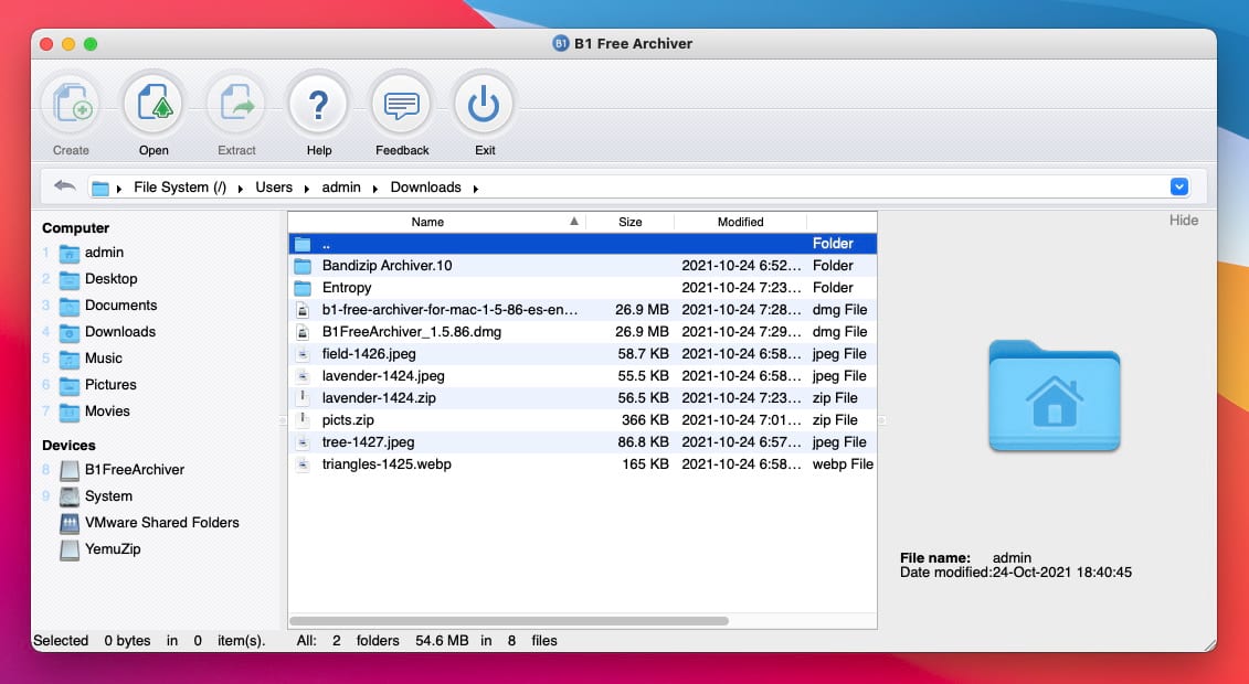 B1 Archiver for macOS