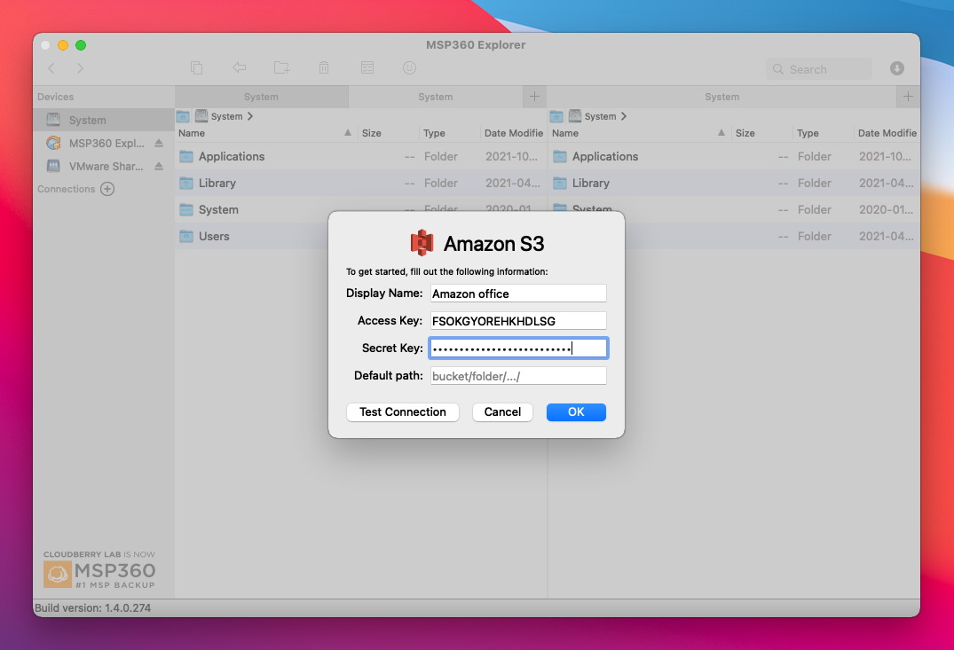 amazon s3 browser client