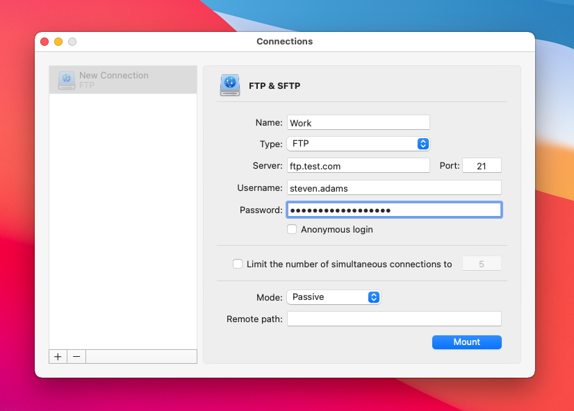 FTP client mac