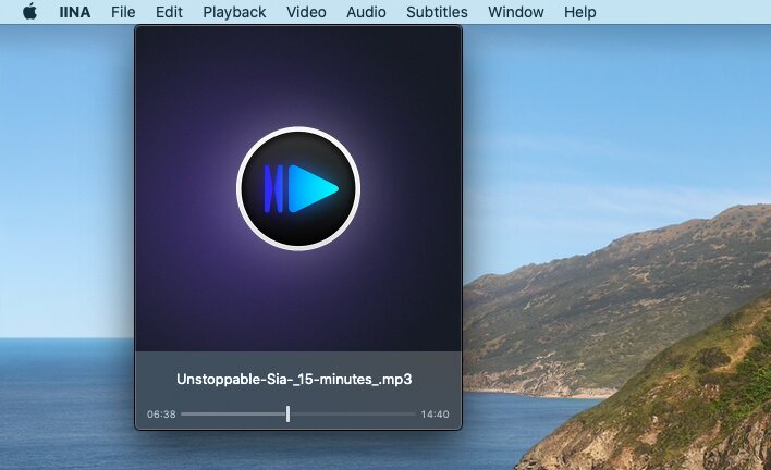 IINA Mac audio player.