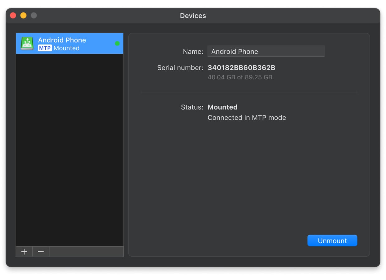 Or you can choose ADB mode, but it has slightly less opportunities for interaction