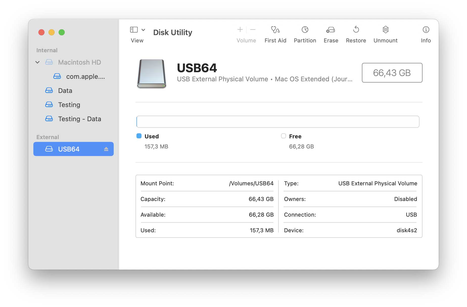 macos bootable usb disk utility