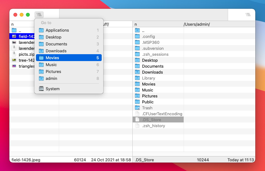 Nimble Commander - mac file browser