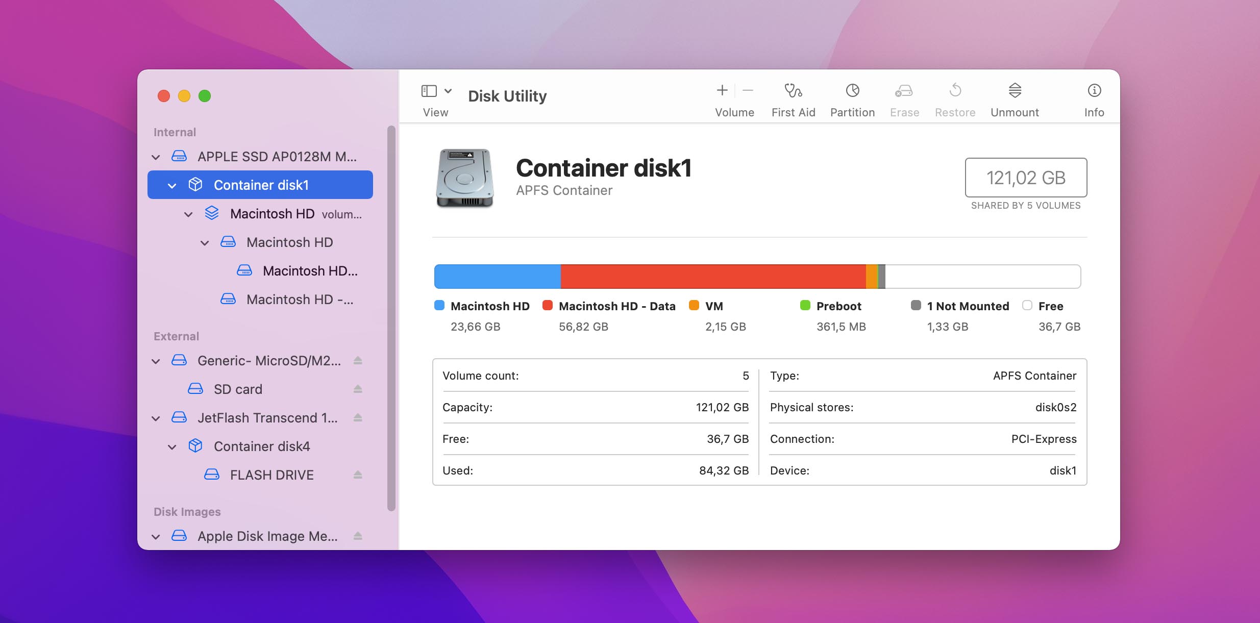 Check your Mac’s Storage using Disk Utility