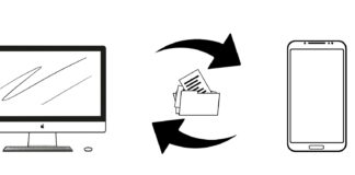 Transfer files from Mac to Samsung phone.