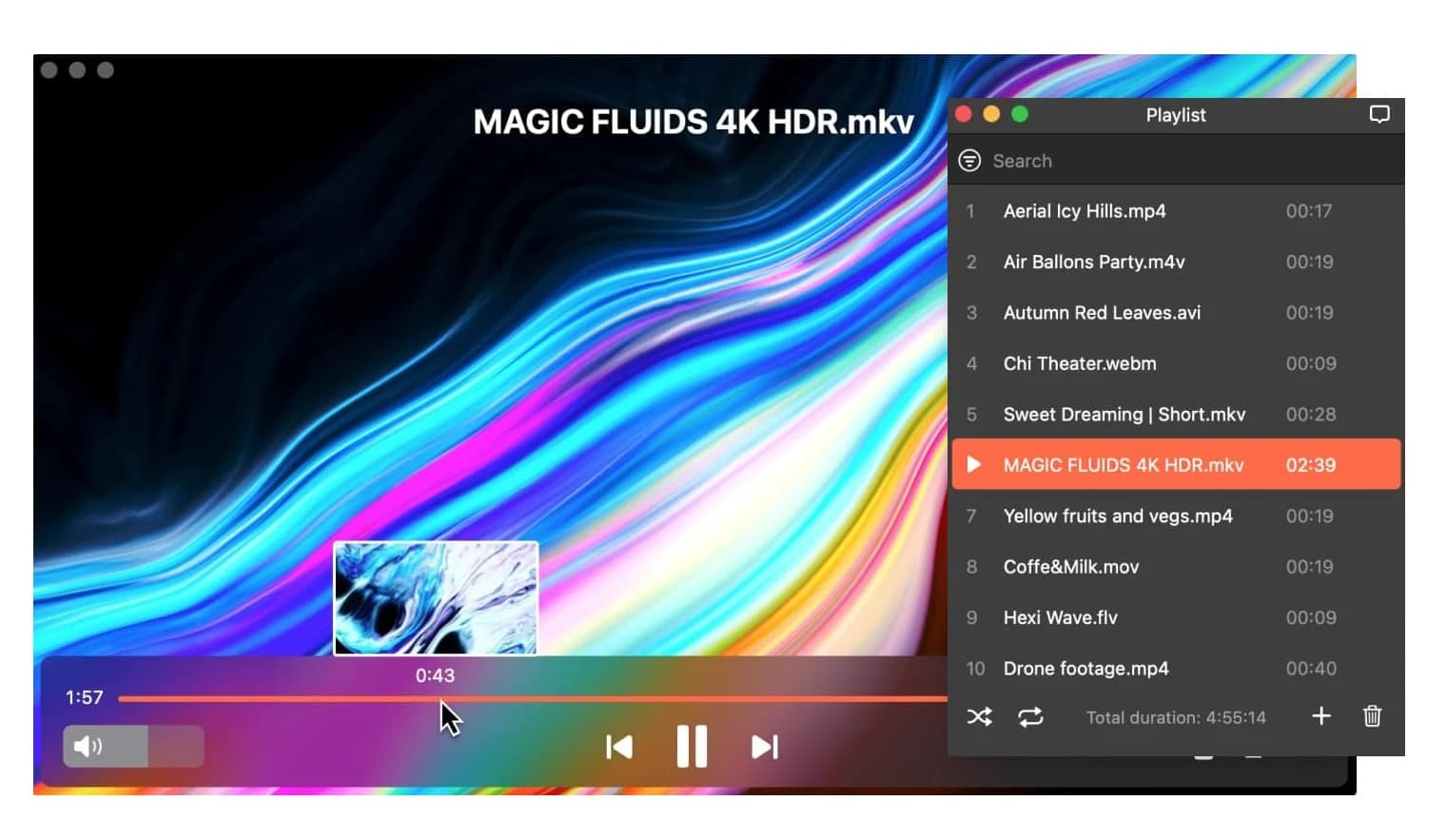 Elmedia MKV Player for Mac