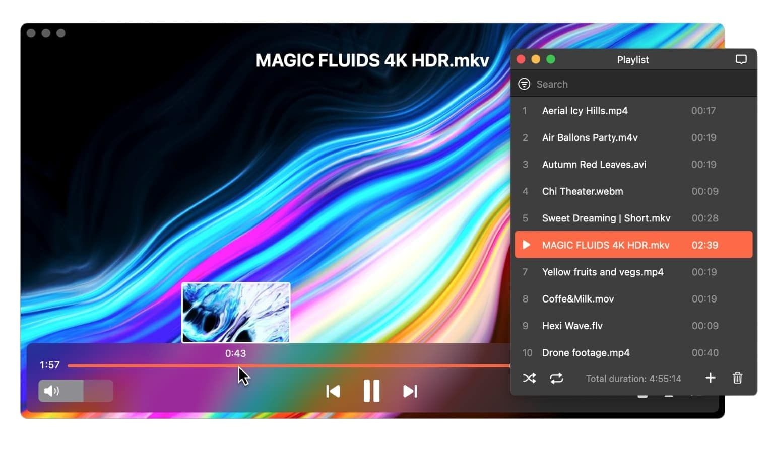 Adobe Flash player alternative for Mac - Elmedia Player.
