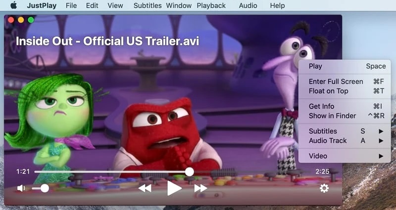 Lecteur vidéo AVI pour Mac