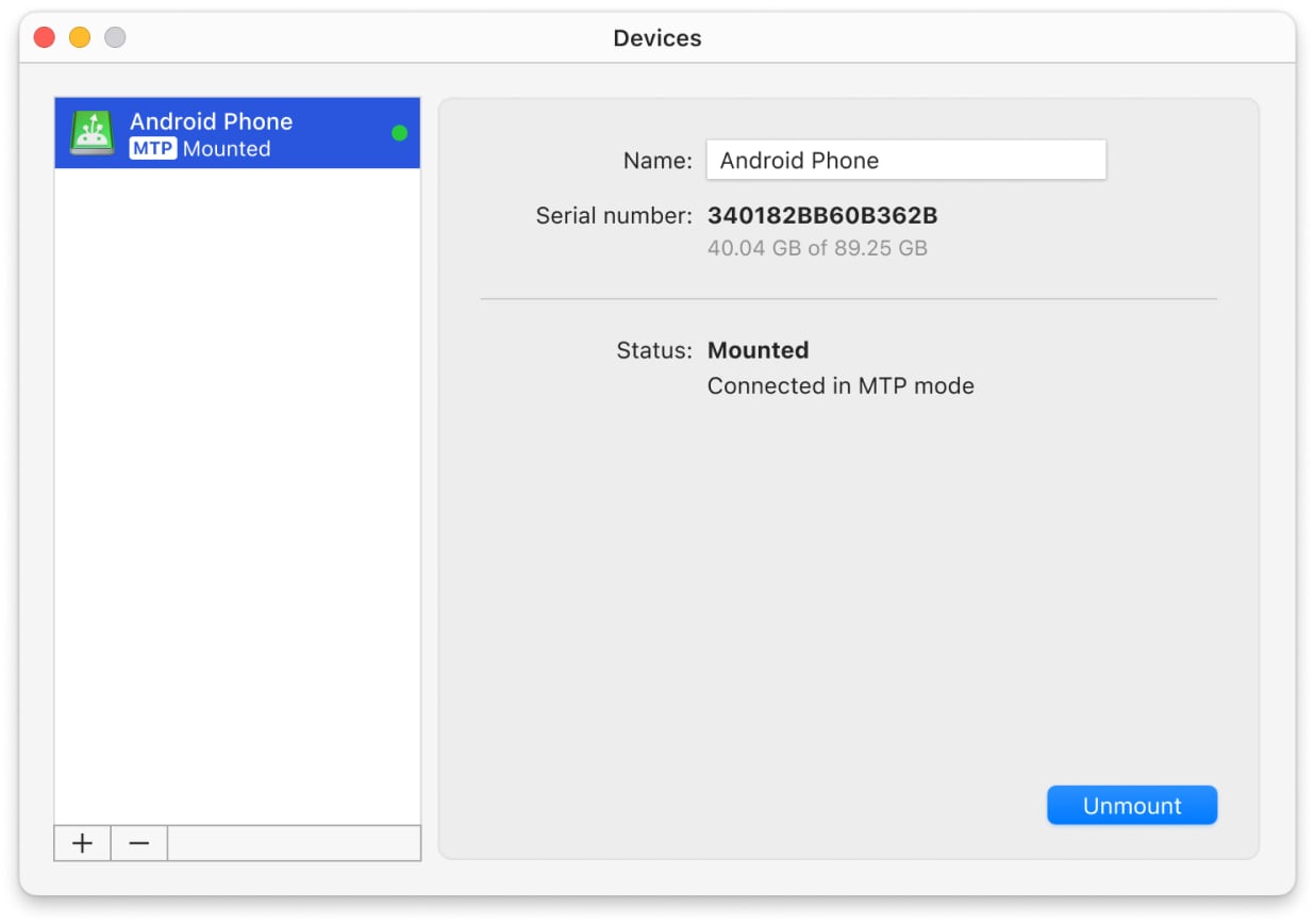 MacDroid can mount it in ADB Mode