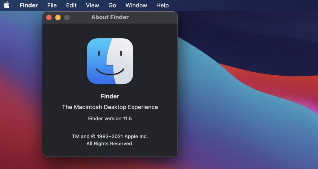 Finder screenshot Macintosh Finder